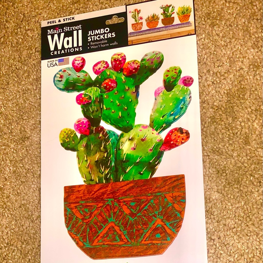 🌵POTTED CACTUS WALL ART 🌵 - Picture 4 of 10